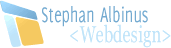 Logo Stephan Albinus Webdesign www.vorsprung-durch-webdesign.de